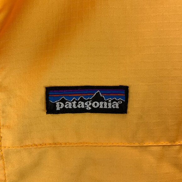VTG Patagonia Jacket Womens Large Yellow Pneumatic Pullover Sigma Kappa Sorority - Picture 4 of 16